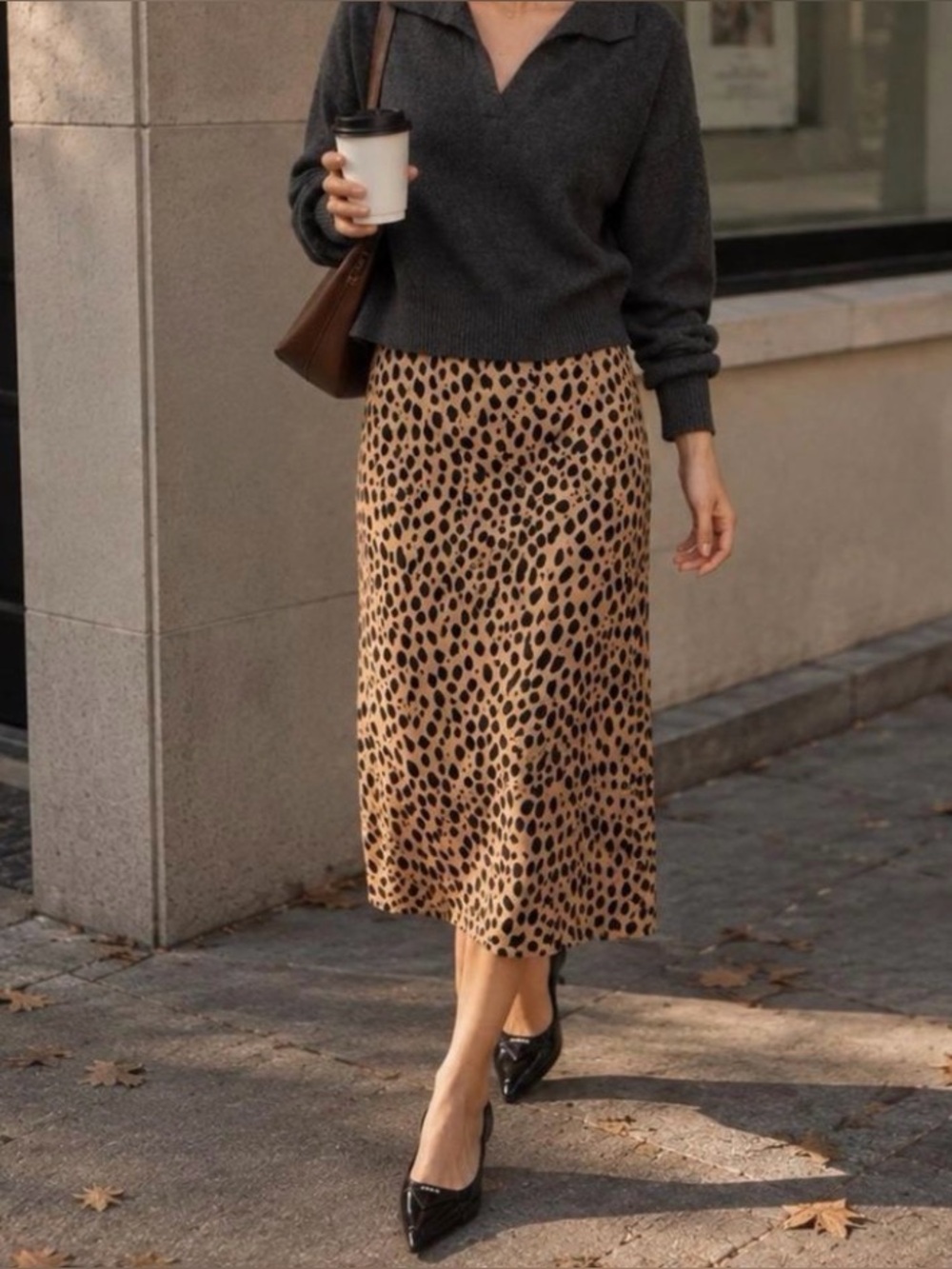 Reformation Leopard Print Skirt
